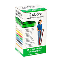 CanDo Multi-Grip Exerciser Plus, 6 Foot Exerciser, 9 Loops, Blue (Heavy) — for Resistance Training and Rehabilitation