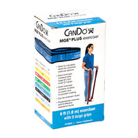 CanDo Multi-Grip Exerciser Plus, 6 Foot Exerciser, 9 Loops, Blue (Heavy) — for Resistance Training and Rehabilitation