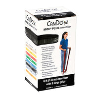 CanDo Multi-Grip Exerciser Plus, 6 Foot Exerciser, 9 Loops, Blue (Heavy) — for Resistance Training and Rehabilitation