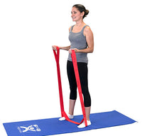 CanDo Multi-Grip Exerciser, 6 Foot Exerciser, X-Heavy, Black — for Resistance Training and Rehabilitation