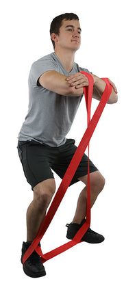 CanDo Multi-Grip Exerciser, 6 Foot Exerciser, X-Heavy, Black — for Resistance Training and Rehabilitation