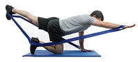 CanDo Multi-Grip Exerciser, 6 Foot Exerciser, X-Heavy, Black — for Resistance Training and Rehabilitation