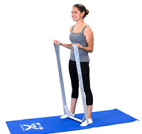 CanDo Multi-Grip Exerciser, 6 Foot Exerciser, X-Heavy, Black — for Resistance Training and Rehabilitation