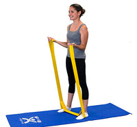 CanDo Multi-Grip Exerciser, 6 Foot Exerciser, X-Heavy, Black — for Resistance Training and Rehabilitation