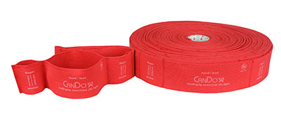 CanDo Multi-Grip Exerciser 30 Yard Roll, Light, Red — for Resistance Training and Rehabilitation
