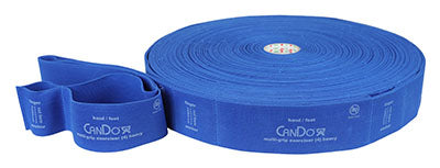 CanDo Multi-Grip Exerciser 30 Yard Roll, Heavy, Blue — for Resistance Training and Rehabilitation