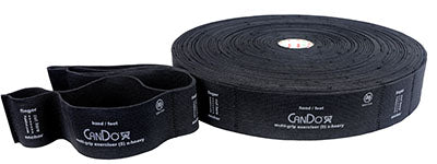 CanDo Multi-Grip Exerciser 30 Yard Roll, X-Heavy, Black — for Resistance Training and Rehabilitation