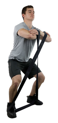 CanDo Multi-Grip Exerciser 30 Yard Roll, X-Heavy, Black — for Resistance Training and Rehabilitation
