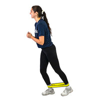 CanDo Fabric Loop Plus, 8" Long Single Loop, Yellow (X-Light) — for Resistance Training and Rehabilitation