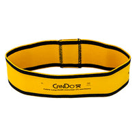 CanDo Fabric Loop Plus, 8" Long Single Loop, Yellow (X-Light) — for Resistance Training and Rehabilitation