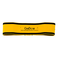 CanDo Fabric Loop Plus, 8" Long Single Loop, Yellow (X-Light) — for Resistance Training and Rehabilitation