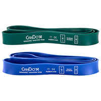 CanDo Intensity Loop, Set of 2: Green (Medium), 40 - 55 lb and Blue (Heavy), 50 - 70 lb — for Electrotherapy Pain Management