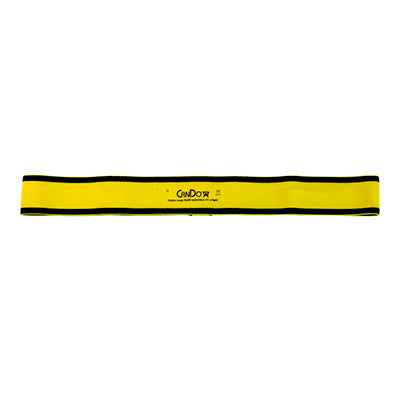 CanDo Fabric Loop Plus, 18" Long Single Loop, Yellow (X-Light) — for Resistance Training and Rehabilitation