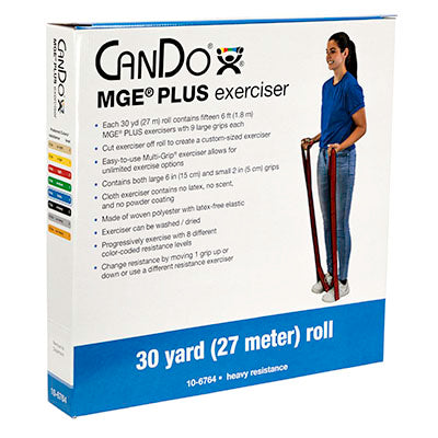 CanDo Multi-Grip Exerciser Plus, 30 Yard Roll, Blue (Heavy) — for Resistance Training and Rehabilitation