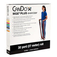 CanDo Multi-Grip Exerciser Plus, 30 Yard Roll, Black (X-Heavy) — for Resistance Training and Rehabilitation