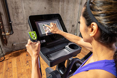 SportsArt E874 Elite Elliptical, 13" Senza Touchscreen — for Cardiovascular Conditioning