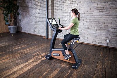 SportsArt C576U Status Upright Cycle, 16" Senza Touchscreen — for Fitness Equipment in Clinical and Institutional Care
