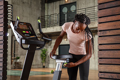 SportsArt C574U Elite Eco-Natural Upright Cycle — for Fitness Equipment in Clinical and Institutional Care