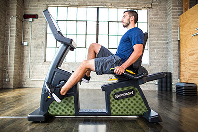 SportsArt G576R Status Eco-Powr Recumbent Cycle — for Fitness Equipment in Clinical and Institutional Care