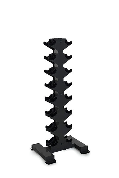 Inflight Fitness, 8-Pair Vertical Dumbbell Rack — for Strength Training and Rehabilitation