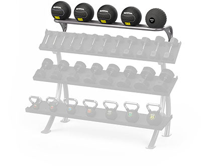 Batca Fitness Systems, Optional Ball Rack for 3 Tier 6' Dumbbell Rack — for Strength Training and Rehabilitation