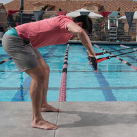 NZ Cordz StrechCordz with Paddles, Red (12 - 31 lbs) — for Resistance Tubing in Clinical and Institutional Care