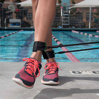NZ Cordz StrechCordz with Leg straps, Yellow (5 - 14 lbs) — for Resistance Tubing in Clinical and Institutional Care