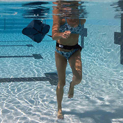 NZ Cordz Drag Belt/Tow Tether, Replacement 16" Black Chute — for Resistance Tubing in Clinical and Institutional Care