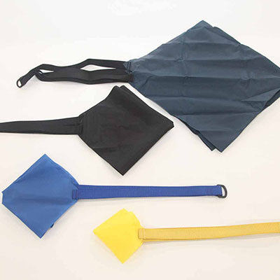 NZ Cordz Drag Belt/Tow Tether, Replacement 30" Navy Chute — for Resistance Tubing in Clinical and Institutional Care