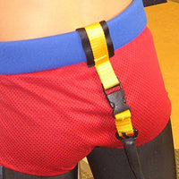NZ Cordz StrechCordz Quick Connect Kit - 2-Quick Connect Belts, 1-4' Safety Corded Tube, 1-10' Safety Corded Tube and 1-20' Safety, Red (12 - 31 lbs) — for Resistance Tubing in Clinical and Institutional Care