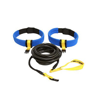 NZ Cordz StrechCordz Long Belt Slider Quick Connect, Yellow (5 - 14 lbs) — for Resistance Tubing in Clinical and Institutional Care
