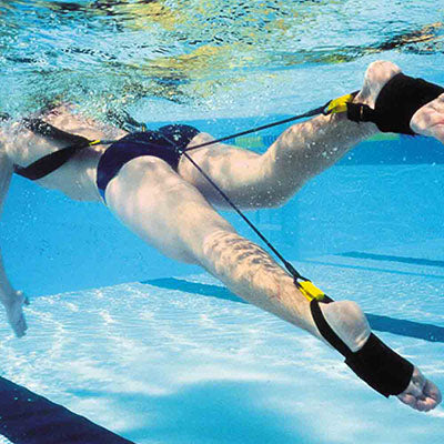 NZ Cordz StrechCordz Kick Trainer, Yellow (5 - 14 lbs) — for Resistance Tubing in Clinical and Institutional Care