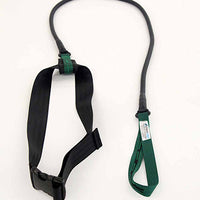 NZ Cordz StrechCordz Safety Short Belt, Green (8 - 24 lbs) — for Resistance Tubing in Clinical and Institutional Care