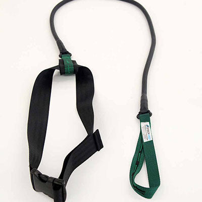 NZ Cordz StrechCordz Safety Short Belt, Green (8 - 24 lbs) — for Resistance Tubing in Clinical and Institutional Care