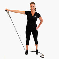NZ Cordz StrechCordz Basic Exerciser with Handles, 4-foot resistance tube, Green (Medium-Heavy Resistance 8-24 lbs) — for Resistance Tubing in Clinical and Institutional Care