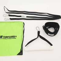 NZ Cordz Tug-Of-War Strap with Chest Harness and Trainer's Handle — for Resistance Tubing in Clinical and Institutional Care