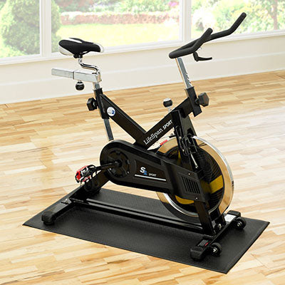SuperMats BikeMat Floor Protector, 30" X 60" — for Exercise and Therapy Floor Work