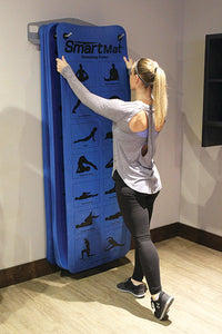 Prism Fitness Smart Mat Rack Wall Mounted Commercial Package — for Exercise and Therapy Floor Work