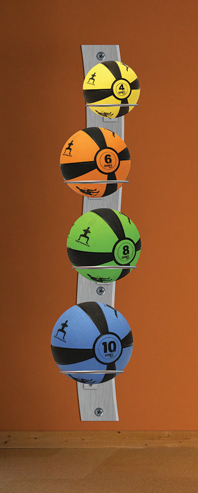 Prism Fitness Smart Medicine Ball Wall Mounted Commercial Package — for Fitness Equipment in Clinical and Institutional Care