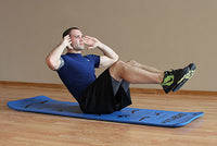 Prism Fitness Smart Mat with Grommets, 16mm — for Exercise and Therapy Floor Work