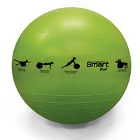 Prism Fitness Smart Stability Ball, Yellow, 55cm — for Core Strength and Balance Training
