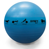 Prism Fitness Smart Stability Ball, Yellow, 55cm — for Core Strength and Balance Training