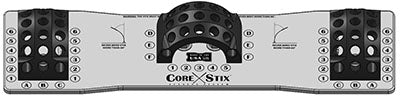 Core Stix Triple Arc Floor Mount System — for Fitness Equipment in Clinical and Institutional Care