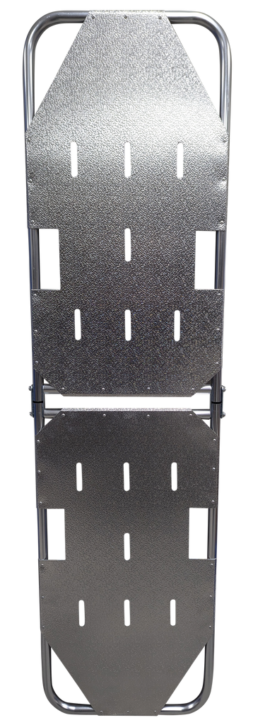 Kemp USA 10-977-MET Aluminum Metal Flat Folding Stretcher