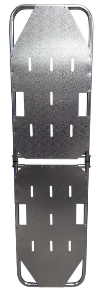 Kemp USA 10-977-MET Aluminum Metal Flat Folding Stretcher