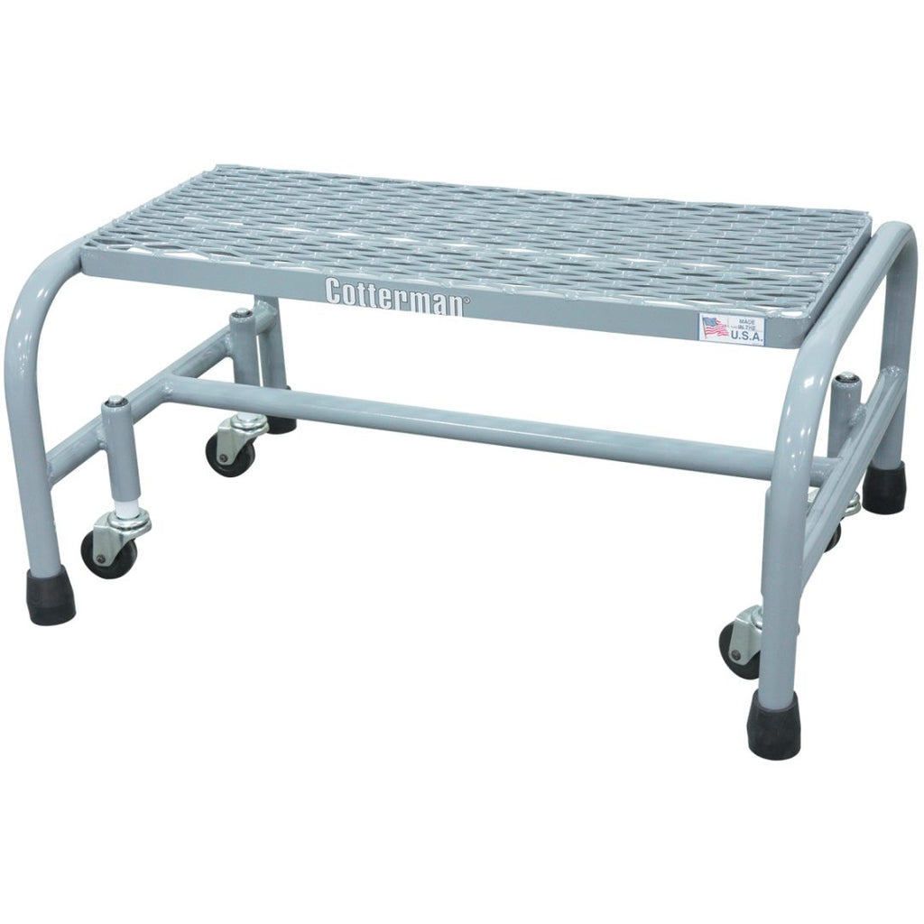Cotterman Series 1000 Steel Rolling Ladder | OSHA-Compliant 450 lb Capacity Mobile Stand