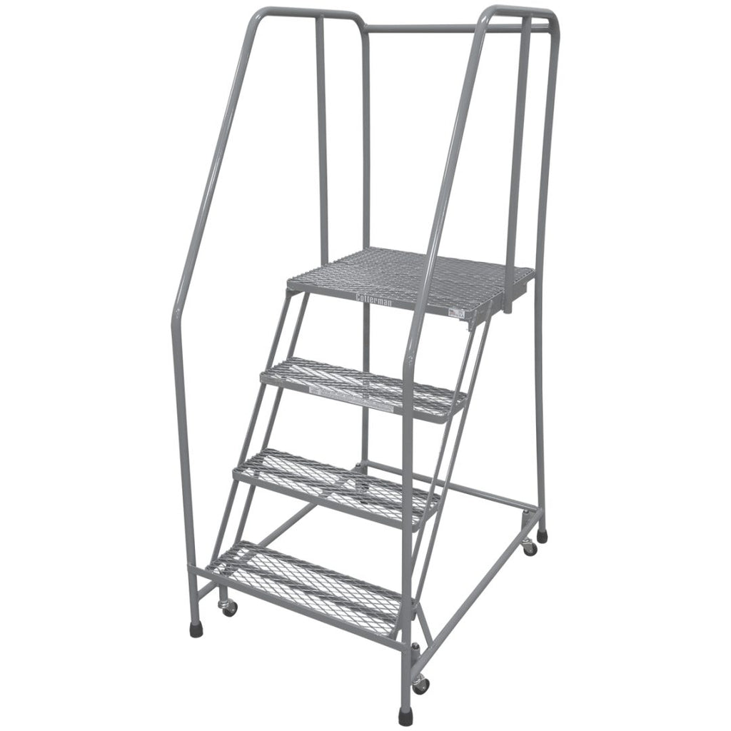 Cotterman Series 1000 Steel Rolling Ladder | OSHA-Compliant 450 lb Capacity Mobile Stand