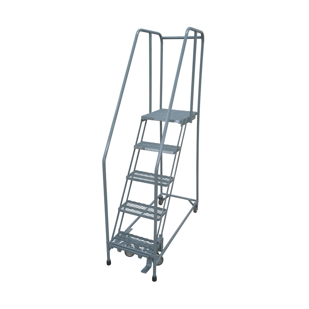 Cotterman Series 1000 Steel Rolling Ladder | OSHA-Compliant 450 lb Capacity Mobile Stand