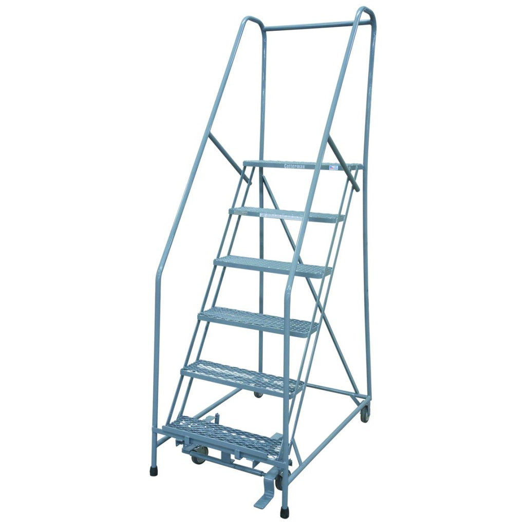 Cotterman Series 1000 Steel Rolling Ladder | OSHA-Compliant 450 lb Capacity Mobile Stand