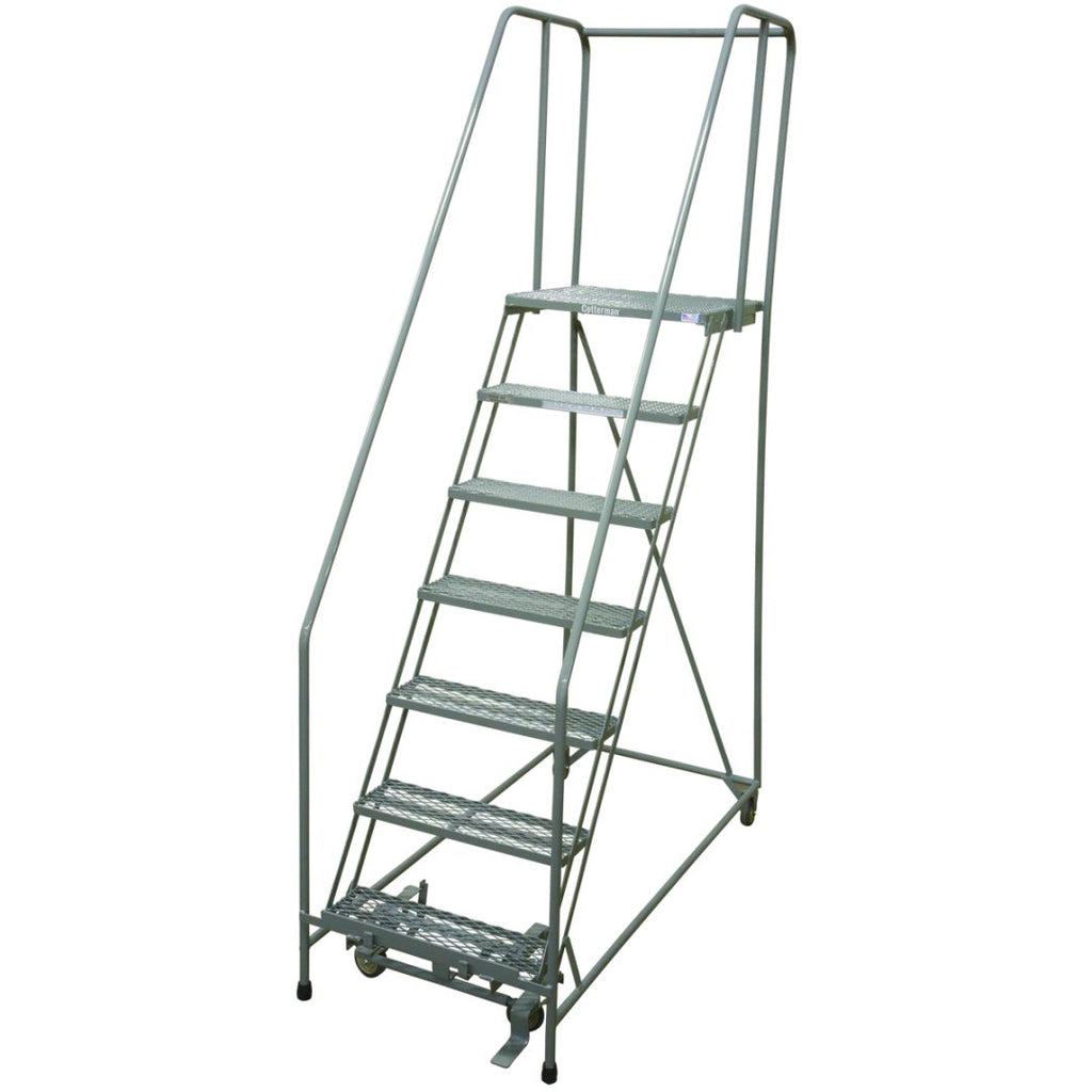 Cotterman Series 1000 Steel Rolling Ladder | OSHA-Compliant 450 lb Capacity Mobile Stand